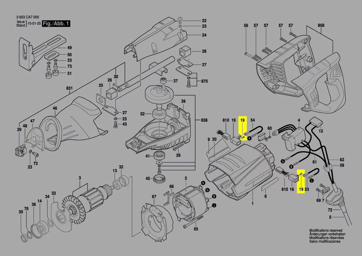 Vis réf. 1 619 PA3 976 BOSCH